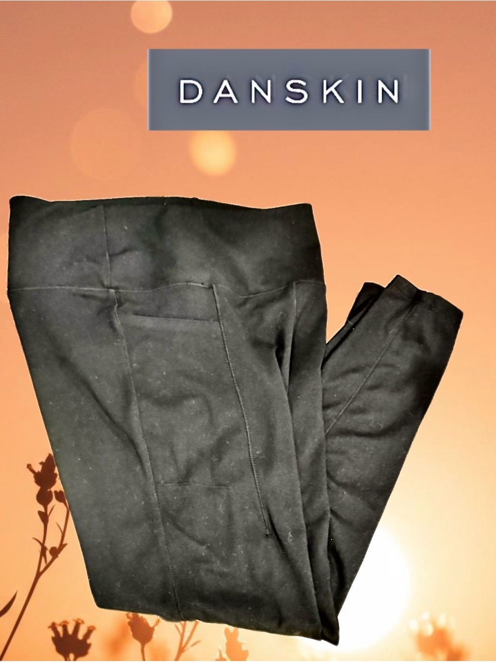 Danskin Black Sculpting High-Waist Leggings